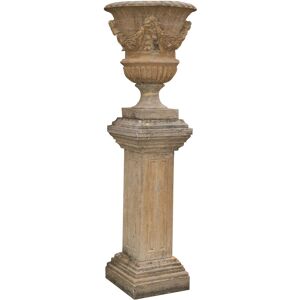 BISCOTTINI Vase with stone base L65xPR65xH198 cm