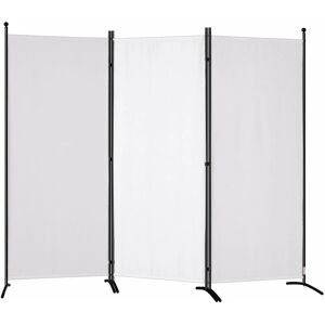 VEVOR Room Divider, 6.1 ft Room Dividers and Folding Privacy Screens (3-panel), Fabric Partition Room Dividers for Office, Bedroom, Dining Room, Study,