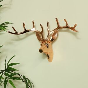 MELODY MAISON Wall Mounted Copper Stag Head - Copper
