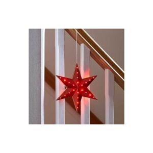 Smart Garden - Xmas Decoration Battery led Lights red Shooting Star Bauble Outdoor Timer