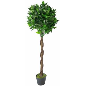 Leaf - 120cm Design uk Artificial Realistic Bay Laurel Topiary Ball Tree