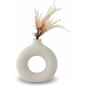 Linghhang - 14X13cm) simple ceramic vase home decoration white elegant ceramic flower pots decorative vases