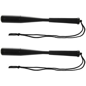 TLILY 2X Aluminum Alloy Fish Hammer Metal Fishing Bat with Semi-Solid Head Heavy eva Handle Grip Black