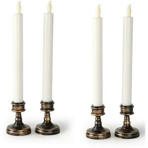 Tlily - 4pcs Set led Electronic Flameless Candle Lights Battery Operated Party Wedding Birthday Romantic Candle Lights b