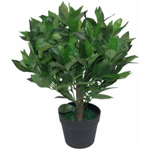 50cm Leaf Design UK Artificial Realistic Bay Laurel Topiary Ball Tree