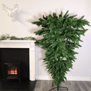 Samuel Alexander - 6ft (1.8m) Upside-Down Green Christmas Tree with 903 Tips