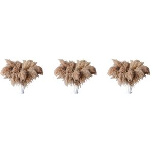 TLILY 90 Stems Dried Pampas Grass, Floral Grass, 17 Inch Bulk Decor Flowers Dried Plants