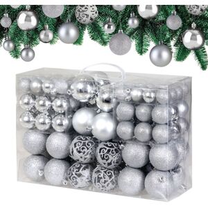 Deuba Casaria® 100Pc Christmas Tree Baubles Set Xmas Decorations Festive Ornaments gold (de)