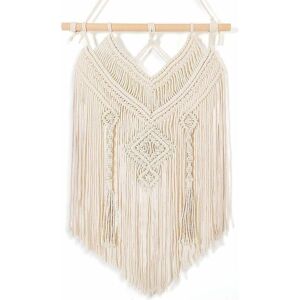 BRIDAY Macrame Wall Hanging Home Decor Macrame Wall Macrame Wall Decor Tapestry Hand Woven Tapestry Indoor Outdoor Bohemian Decoration Wedding Living Room