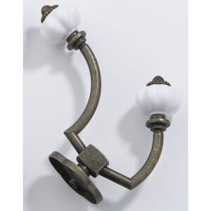 Sollbry - Pieces Retro Coat Hook, Retro Coat Hook, Vintage Hooks with 4 Screws, Rustic Shabby Chic Hooks, Zinc Alloy and Acrylic Material