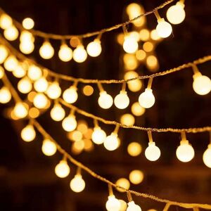 10m 80 led Ball String Lights Warm White led Battery Operated Outdoor and Indoor Decoration, Wedding, Home, Garden, Festival, Christmas Tree - Alwaysh 10m 80 led Ball String Lights Warm White led Battery Operated Outdoor and Indoor Decoration, Wedding, Home, Garden, Festival, Christmas Tree - Alwaysh