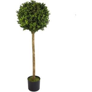 Leaf - 120cm (4ft) Artificial Boxwood Buxus Ball Topiary Tree Leaf - 120cm (4ft) Artificial Boxwood Buxus Ball Topiary Tree