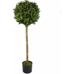 Leaf - 120cm (4ft) Artificial Boxwood Buxus Ball Topiary Tree Leaf - 120cm (4ft) Artificial Boxwood Buxus Ball Topiary Tree