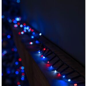 Samuel Alexander - 12.5m 500 led TreeBrights Christmas String Lights with Timer in Blue, White & Red Samuel Alexander - 12.5m 500 led TreeBrights Christmas String Lights with Timer in Blue, White & Red