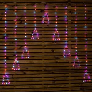 Samuel Alexander - 1.2m x 1.2m FlexiBrights Christmas Tree Curtain Lights with 258 Rainbow LEDs Samuel Alexander - 1.2m x 1.2m FlexiBrights Christmas Tree Curtain Lights with 258 Rainbow LEDs