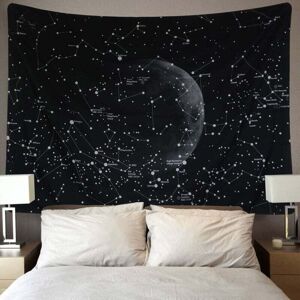 YMYNY 130 x 150 cm Indian Hippie Bohemian Mandala Tapestry Nature Decorations Bedspread Blanket for Home Living Room Bedroom Dorm Decor (Constellation Map, YMYNY 130 x 150 cm Indian Hippie Bohemian Mandala Tapestry Nature Decorations Bedspread Blanket for Home Living Room Bedroom Dorm Decor (Constellation Map,