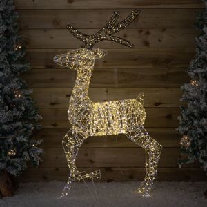 SAMUEL ALEXANDER 1.3m Light up FlexiBrights Christmas Reindeer with 1880 White and Warm White LEDs SAMUEL ALEXANDER 1.3m Light up FlexiBrights Christmas Reindeer with 1880 White and Warm White LEDs