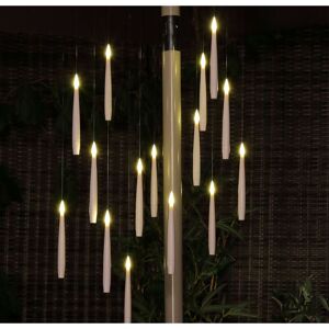 Noma - 15 x Magic Candle Flame Chandelier String Parasol Garden Lights Battery Noma - 15 x Magic Candle Flame Chandelier String Parasol Garden Lights Battery