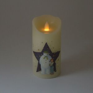 YÖL - 15cm Snowman, Snowdog & Billy Candle Christmas led Light Up Decor False Light YÖL - 15cm Snowman, Snowdog & Billy Candle Christmas led Light Up Decor False Light