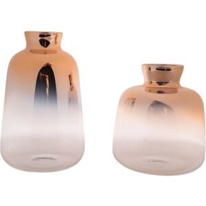 Tlily - 2 Pack Glass vase nordic Electroplated gold Vase Glass Flower Vases for home decor Dried Flower Bottle Bar Decoration Tlily - 2 Pack Glass vase nordic Electroplated gold Vase Glass Flower Vases for home decor Dried Flower Bottle Bar Decoration