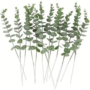 Cyslmuk - 20 Pcs Artificial Eucalyptus Branches Faux Eucalyptus Artificial Eucalyptus Stems Simulation Eucalyptus Leaves Artificial Plant for Wedding Cyslmuk - 20 Pcs Artificial Eucalyptus Branches Faux Eucalyptus Artificial Eucalyptus Stems Simulation Eucalyptus Leaves Artificial Plant for Wedding