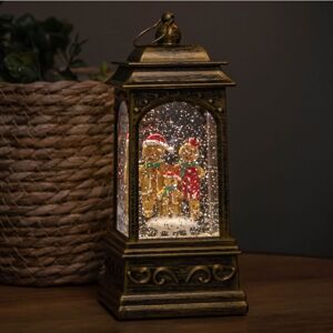 Samuel Alexander - 21cm Dual Powered Light up Christmas Gingerbread Family Water Spinner with LEDs Samuel Alexander - 21cm Dual Powered Light up Christmas Gingerbread Family Water Spinner with LEDs