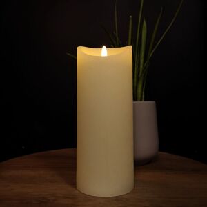 Premier Decorations - 23x9cm Christmas Warm White Flickerbright Candle with Timer Premier Decorations - 23x9cm Christmas Warm White Flickerbright Candle with Timer