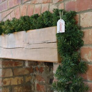 Kaemingk 270cm (9ft) x 20cm Imperial Pine Christmas Garland Plain Green Kaemingk 270cm (9ft) x 20cm Imperial Pine Christmas Garland Plain Green