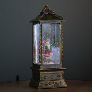 SAMUEL ALEXANDER 29cm Battery Operated Light up Christmas Water Spinner with Rotating Santa & LEDs SAMUEL ALEXANDER 29cm Battery Operated Light up Christmas Water Spinner with Rotating Santa & LEDs