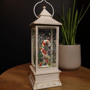 SAMUEL ALEXANDER 29cm LED Christmas Glitter Water Spinner Antique Lantern Snowy Mouse Scene SAMUEL ALEXANDER 29cm LED Christmas Glitter Water Spinner Antique Lantern Snowy Mouse Scene