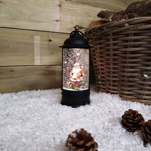 Snowtime - Christmas Water Lantern Santa And Presents White led Snow Globe Snowtime - Christmas Water Lantern Santa And Presents White led Snow Globe