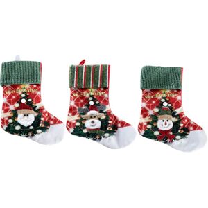 TLILY 3 Pcs LED Light Large Christmas Stockings for Xmas Holiday Fireplace Home Decor, Children's Gift Candy Bag TLILY 3 Pcs LED Light Large Christmas Stockings for Xmas Holiday Fireplace Home Decor, Children's Gift Candy Bag
