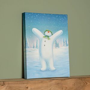 Samuel Alexander - 30 x 40cm Battery Operated Light up The Snowman Christmas Canvas with LEDs Samuel Alexander - 30 x 40cm Battery Operated Light up The Snowman Christmas Canvas with LEDs