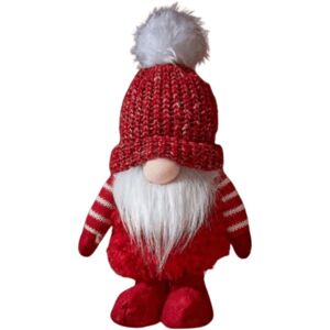 SAMUEL ALEXANDER 30cm Red Gonk with Bobbly Hat Christmas Decoration SAMUEL ALEXANDER 30cm Red Gonk with Bobbly Hat Christmas Decoration