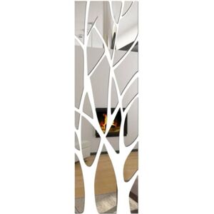 Linghhang - 3D Tree Branches Mirror Wall Sticker, Self-Adhesive Removable Acrylic Mirror Wall Decal, Wall Art Stick for Home Living Room Bedroom Linghhang - 3D Tree Branches Mirror Wall Sticker, Self-Adhesive Removable Acrylic Mirror Wall Decal, Wall Art Stick for Home Living Room Bedroom