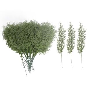 GROOFOO 40 Pcs Artificial Pine Branches Fake Christmas Faux Cedar Stems Faux Pine Picks Stems for Christmas Trees Garlands Bouquets GROOFOO 40 Pcs Artificial Pine Branches Fake Christmas Faux Cedar Stems Faux Pine Picks Stems for Christmas Trees Garlands Bouquets