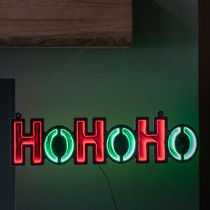 SAMUEL ALEXANDER 40cm Light up Hanging Ho Ho Ho Christmas Infinity Mirror Sign with Red and Green LEDs SAMUEL ALEXANDER 40cm Light up Hanging Ho Ho Ho Christmas Infinity Mirror Sign with Red and Green LEDs