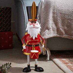 SAMUEL ALEXANDER 44cm Hand Painted Metal Christmas Captain Santa Decoration SAMUEL ALEXANDER 44cm Hand Painted Metal Christmas Captain Santa Decoration