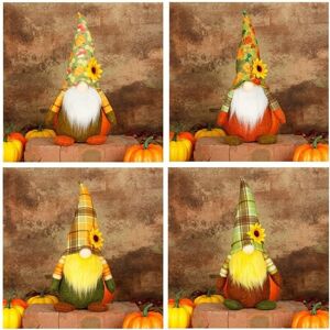 MEMKEY 4pcs Gnome Decor Thanksgiving Dolls Fall Decoration Doll gnome Doll Dwarf Plush Decor Faceless Doll Halloween Thanksgiving Fall Farmhouse Decor MEMKEY 4pcs Gnome Decor Thanksgiving Dolls Fall Decoration Doll gnome Doll Dwarf Plush Decor Faceless Doll Halloween Thanksgiving Fall Farmhouse Decor