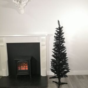 SAMUEL ALEXANDER 5ft (150cm) Black Pencil Pine Christmas Tree with 236 Tips SAMUEL ALEXANDER 5ft (150cm) Black Pencil Pine Christmas Tree with 236 Tips