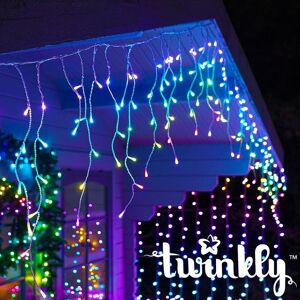 Twinkly - 5m Smart App Controlled Gen ii Special Edition Christmas Icicle Lights Indoor Home Multi Colour Select rgbw Twinkly - 5m Smart App Controlled Gen ii Special Edition Christmas Icicle Lights Indoor Home Multi Colour Select rgbw