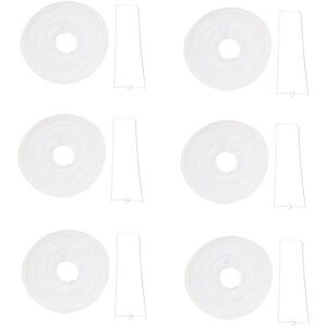 TLILY 6 x Chinese Japanese Paper Lantern Lampshade for Party Wedding, 40cm(16 inch ) Creamy-White TLILY 6 x Chinese Japanese Paper Lantern Lampshade for Party Wedding, 40cm(16 inch ) Creamy-White