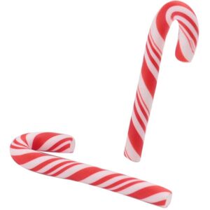TLILY 600 Pieces Red and White Handmade Christmas Candy Cane Miniature Food Dollhouse Decor Clay Approx 3.2X1cm TLILY 600 Pieces Red and White Handmade Christmas Candy Cane Miniature Food Dollhouse Decor Clay Approx 3.2X1cm