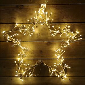 Samuel Alexander - 60cm Gold Star Cluster Wall Window Decoration with 240 Warm White led Samuel Alexander - 60cm Gold Star Cluster Wall Window Decoration with 240 Warm White led