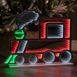 Samuel Alexander - 60cm Standing Christmas Train Infinity Decoration with Multi-Coloured LEDs Samuel Alexander - 60cm Standing Christmas Train Infinity Decoration with Multi-Coloured LEDs
