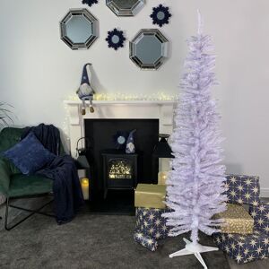 SAMUEL ALEXANDER 6ft (180cm) White Pencil Pine Christmas Tree with 321 Tips SAMUEL ALEXANDER 6ft (180cm) White Pencil Pine Christmas Tree with 321 Tips