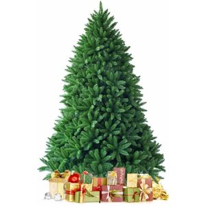 COSTWAY 6FT Premium PVC Hinged Christmas tree Artificial Christmas Tree Metal Stand COSTWAY 6FT Premium PVC Hinged Christmas tree Artificial Christmas Tree Metal Stand