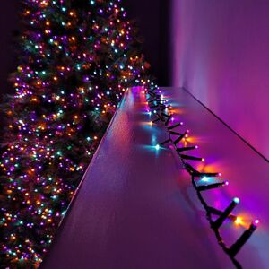 SAMUEL ALEXANDER 6m 240 LED TreeBrights Multi-Action Christmas String Lights with Timer in Rainbow SAMUEL ALEXANDER 6m 240 LED TreeBrights Multi-Action Christmas String Lights with Timer in Rainbow