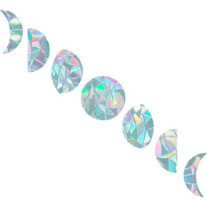 LINGHHANG (7 PCS) Moon Phase Window Clings Anti-Collision Static Rainbow Glass Stickers Window Alert Stickers Sun Catcher Decorations LINGHHANG (7 PCS) Moon Phase Window Clings Anti-Collision Static Rainbow Glass Stickers Window Alert Stickers Sun Catcher Decorations
