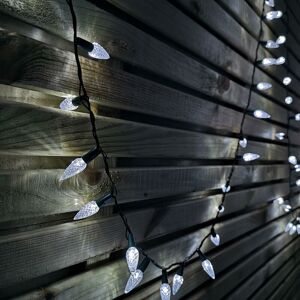 Samuel Alexander - 7.5m 150 led Multi-action Pine Cone Christmas Lights in White Samuel Alexander - 7.5m 150 led Multi-action Pine Cone Christmas Lights in White